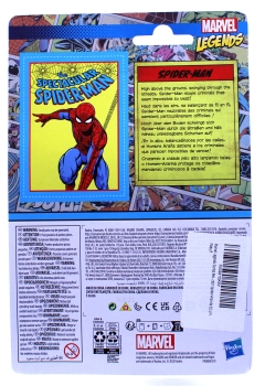 Marvel Legends Retro Actionfigur "the spectacular Spider-Man" von Kenner